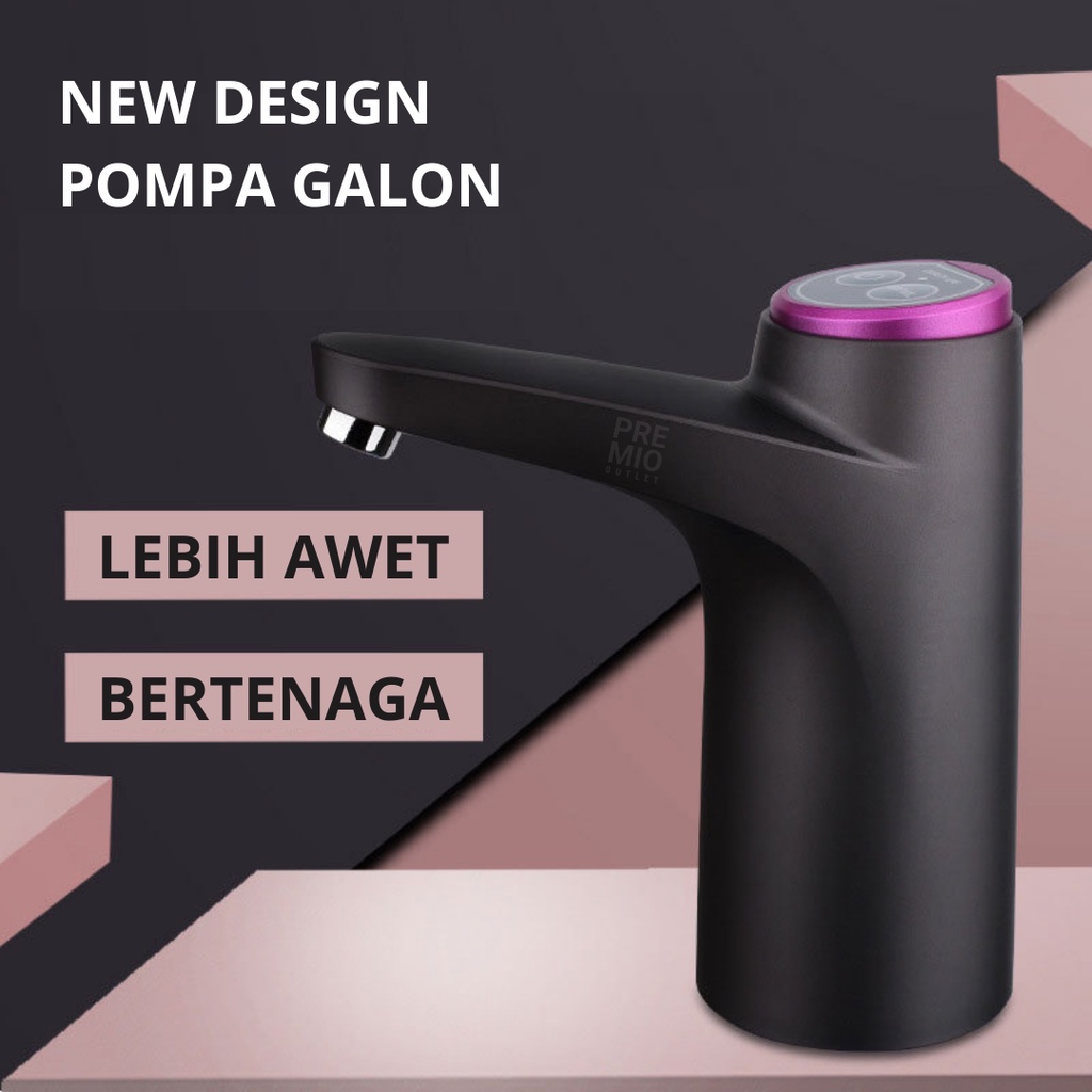 PREMIO Pompa Penyedot Dispenser Air Minum Aqua Galon Elektrik Otomatis
