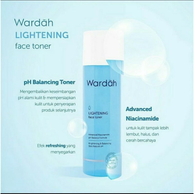 Wardah Lightening Face Toner 125ml - Toner Lightening Wardah