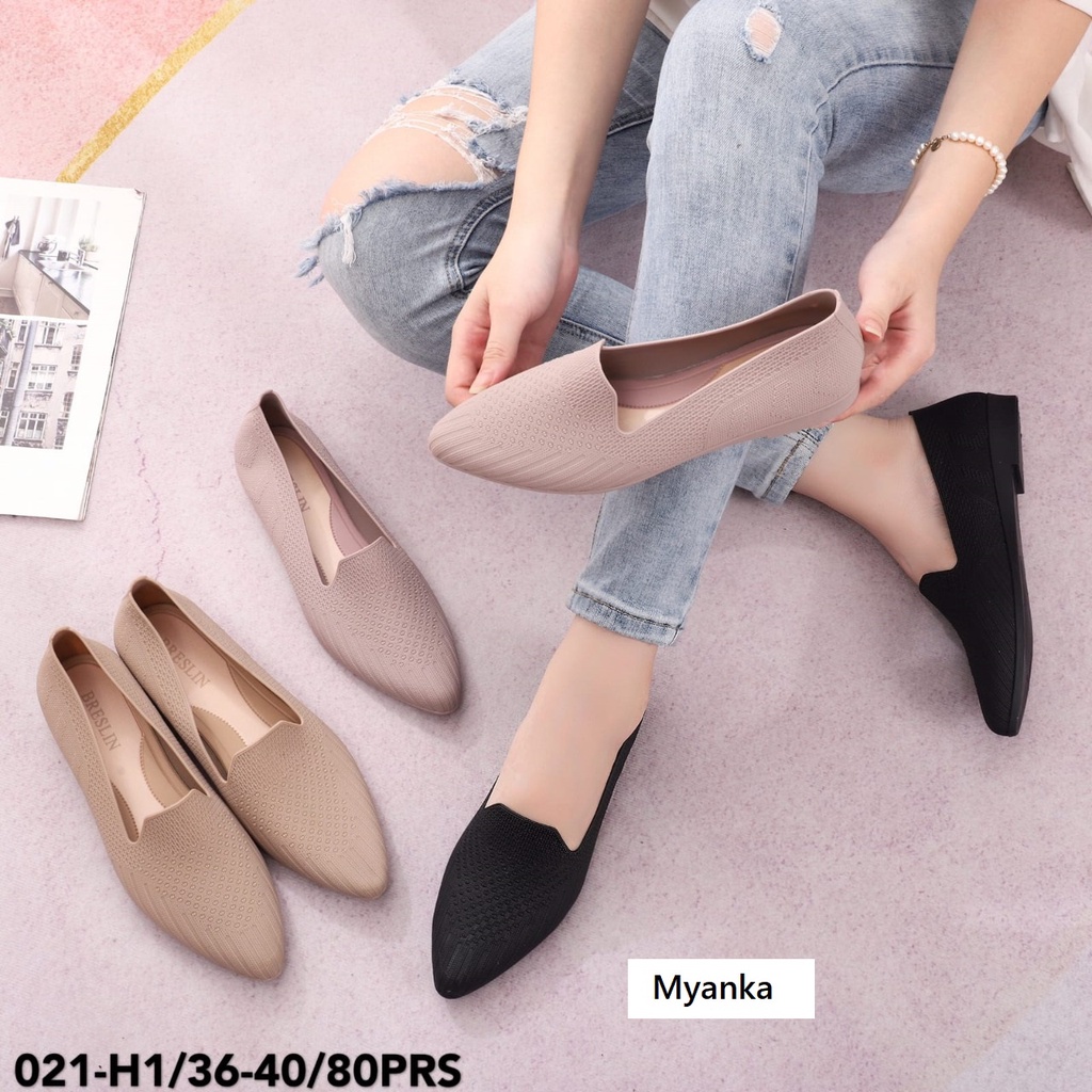 Myanka Jelly Shoes Flat Pevita