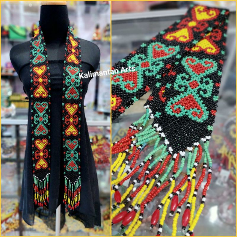 Syal Manik Dayak / Syal Kalimantan-N