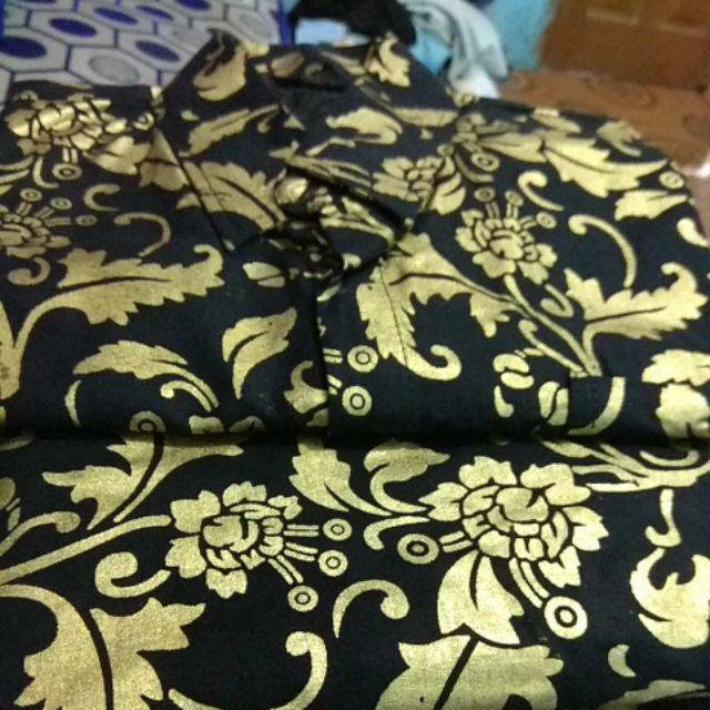 Termurah Bisa Pisah-batik Couple Keluarga/ Batik Couple Keluarga Bakung Full Prada/ Batik Couple