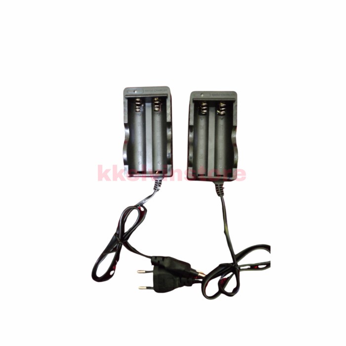 Charger baterai 18650 2slot