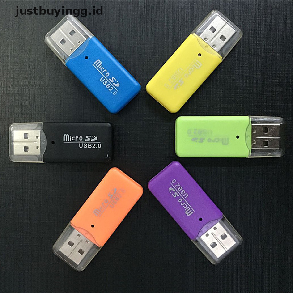 Memory Card Reader Mini Usb Sd / Mmc 480mbps Untuk Komputer Laptop