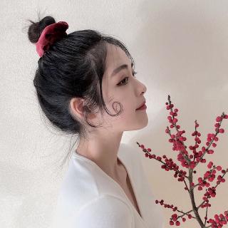 Ikat Rambut Elastis Bahan Satin Warna Permen untuk Wanita Ikat Rambut Elastis Bahan Satin Warna Permen untuk Wanita