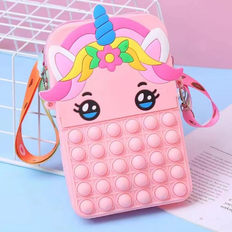 [PRODUK 7FFMF] LS Tas unicorn jumbo tas pop it jumbo tas unicorn ransel tas pop it kekinian R8A