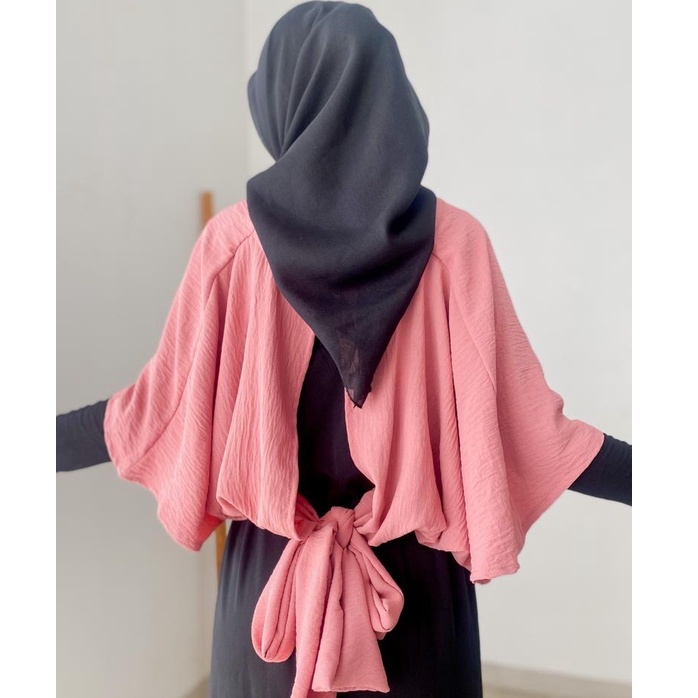 IFRA OUTER CROP / BAJU PENDEK /ATASAN CROP / CROP MURAH / CROP CANTIK / OUTER CRINGKLE / OUTER 2 IN1