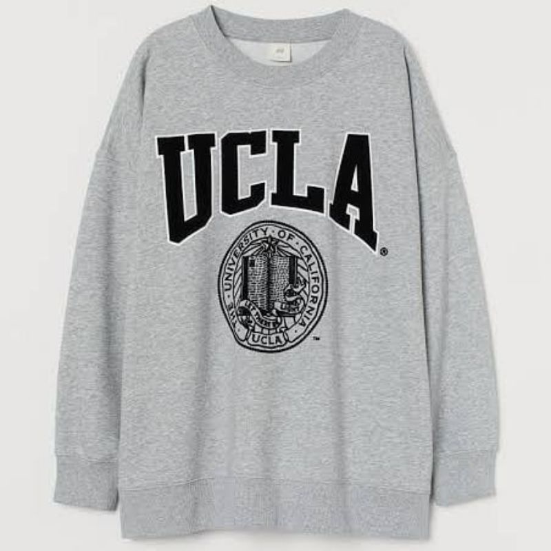 CREWNECK UCLA GREY ORIGINAL H&M 100%