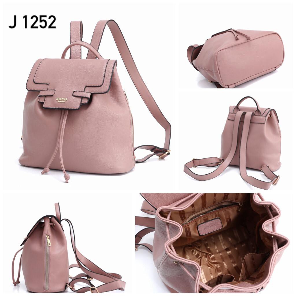 RANSEL WANITA BACKPACK HIGH QUALITY LEATHER 1252#B549