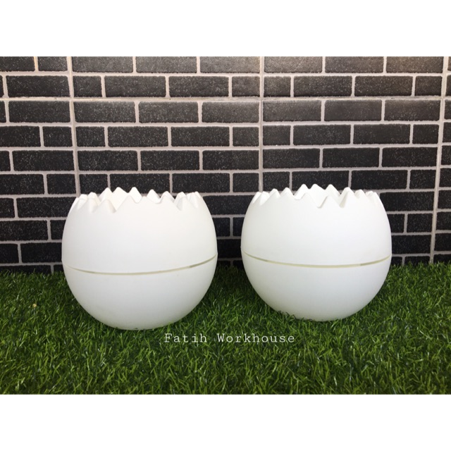 Pot NKT telur - pot putih - pot nkt