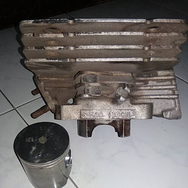 Blok cilinder /bureng/buring rxz original japan over size 125 no ob liner asli japan