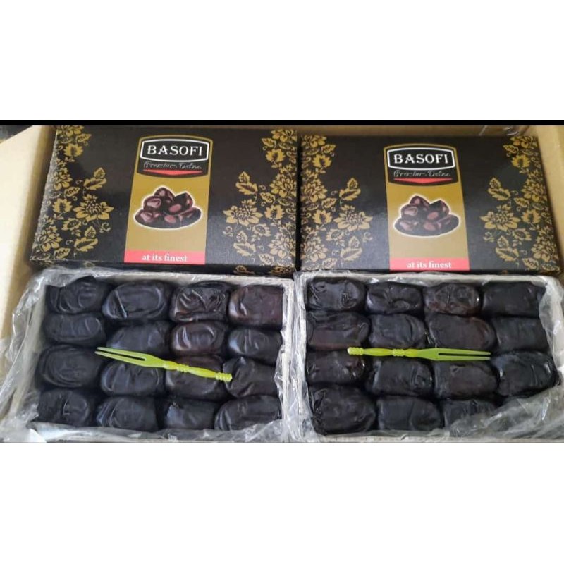 Kurma nabi ruthob mazafati dates 550 gram/kurma fresh daging tebal/kurma anggur/kurma bams