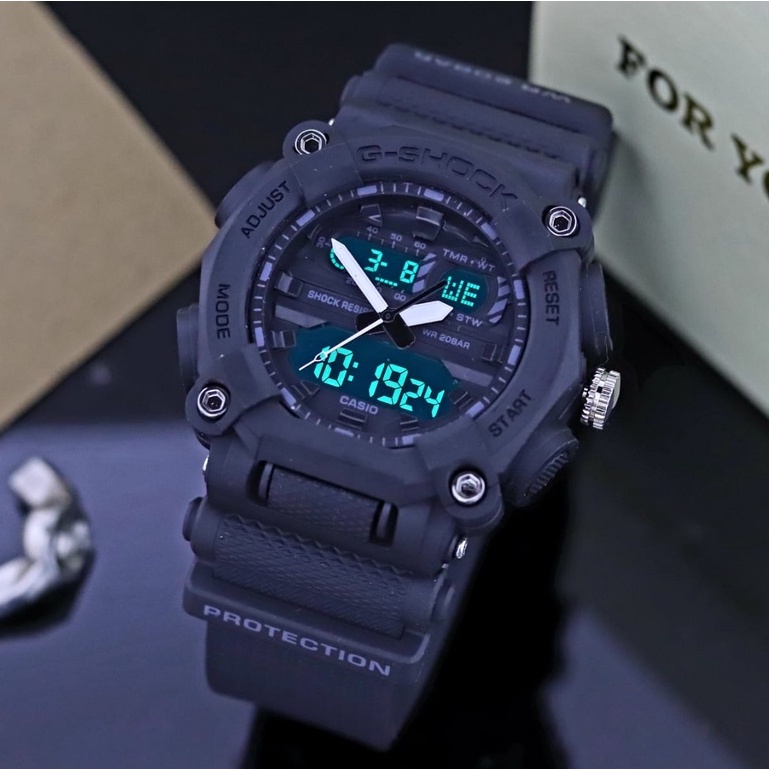 JAM TANGAN PRIA GSHOCK GBA-900 GA-900 DUALTIME MODEL TERBARU NEW