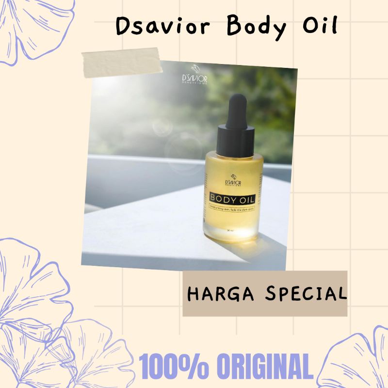 Dsavior body oil dsavior dark spot solution dsavior serum penghilang bekas luka pelembab kulit