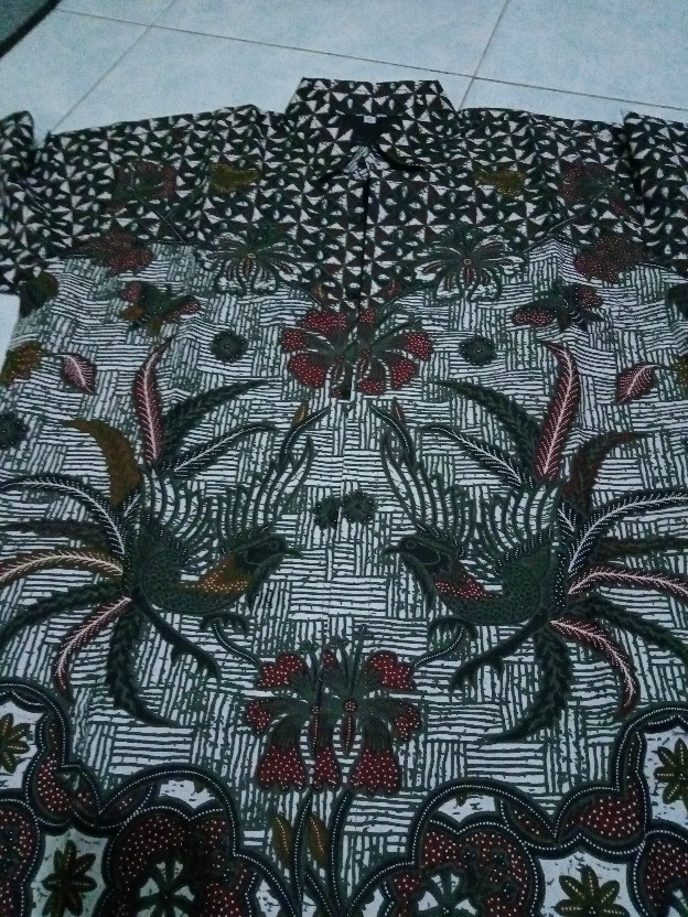 Prakha Kemeja Batik Pria Lengan Pendek Full Furing Bahan Katun Sragenan By Kanaya