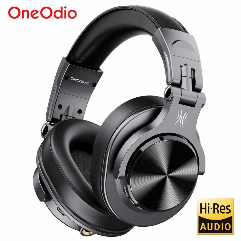 Headphone Headset DJ Bluetooth 5.2 Hi-Res with Mic Koneksi Wireless Desain Ergonomis Suara Jernih Berkualitas