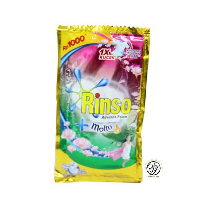 RINSO CAIR MOLTO Sachet - 1 Dus isi 12 x 12 Sachet