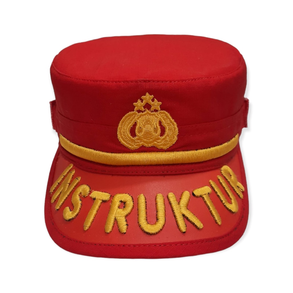 Topi Pet / Komando Pama Instruktur Premium Karlit