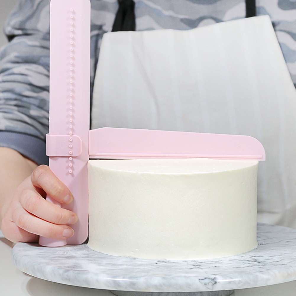 (Diskon Besar-Besaran) Peralatan Dapur Diy: Scraper Penghalus Fondant Kue Bisa Disesuaikan