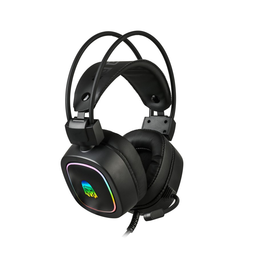 Digital Alliance Headset Gaming Delta Fighter RGB Virtual Surround Sound 7.1 - Black