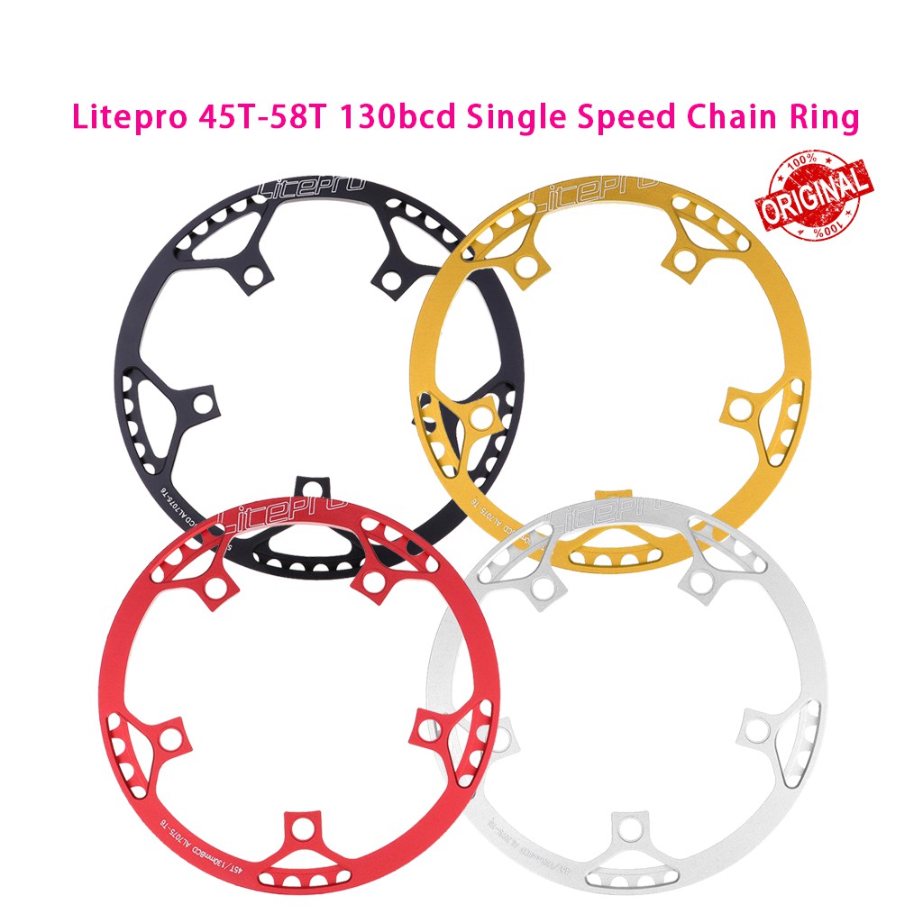 Litepro 45T-58T 130bcd Single Speed Chain Ring | Shopee