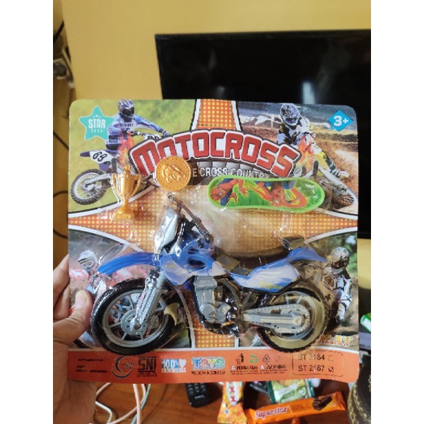 Mainan motor cross cros kros / Mainan motor kros anak murah / Mainan anak motor cross murah