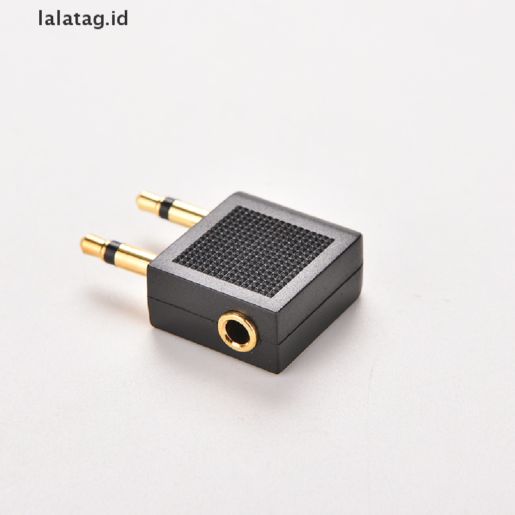 (Flyag) Adaptor Splitter Jack Audio 3.5mm Stereo AUX 2 Male Ke 1 Female F Untuk Headphone 107 (ID)