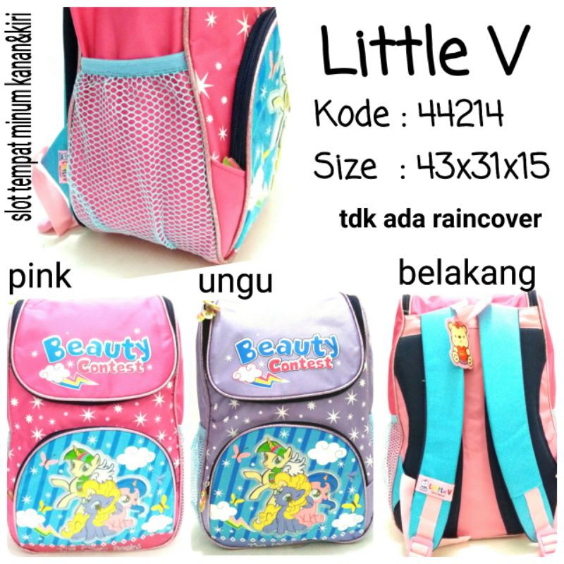 TAS RANSEL SEKOLAH ANAK PEREMPUAN LITTLE V 45214