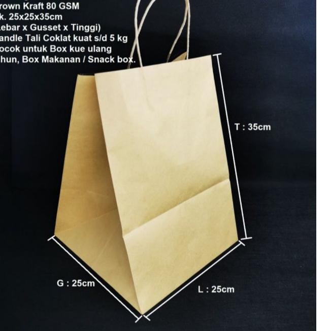 

Paling Laris ♥ (10 Pcs) Paperbag Kotak Nasi / Kue~