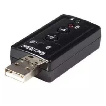 Mini USB 2.0 3D Virtual 12Mbps External 7.1 Channel Audio Sound Card Adapter