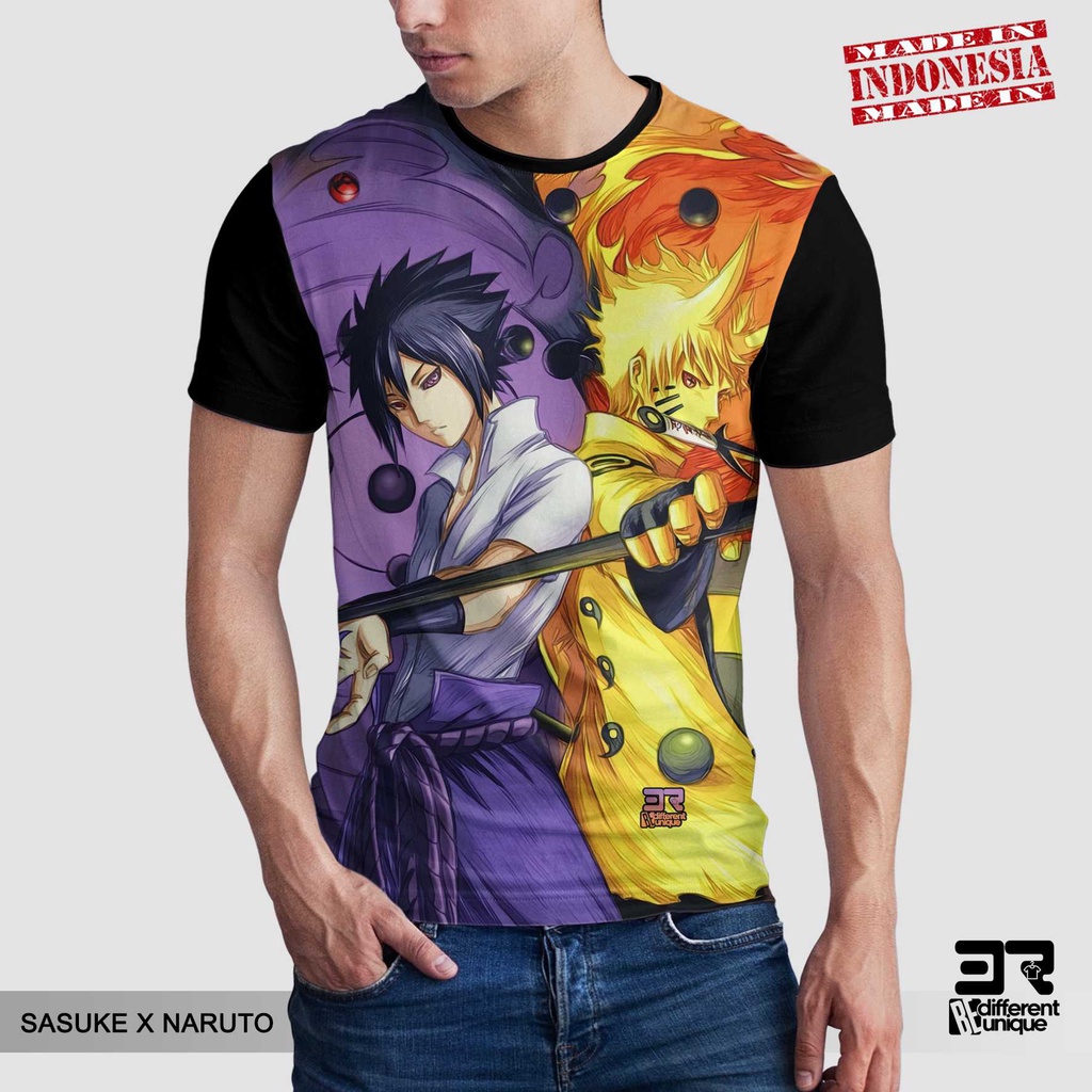 Jual [ COD ] KAOS PRINTING GAMBAR ANIME NARUTO / BORUTO KARAKTER
