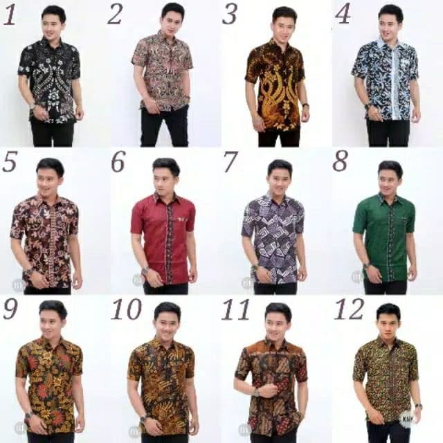 KEMEJA BATIK - KEMEJA BATIK PRIA - BAJU BATIK PRIA - BATIK PRIA LENGAN PENDEK - HEM BATIK COD