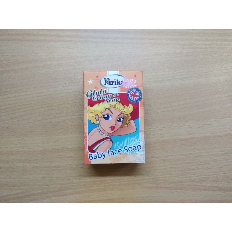 SABUN NIRIKO GLUTA COLLAGEN SOAP BABY FACE SOAP ORI THAILAND