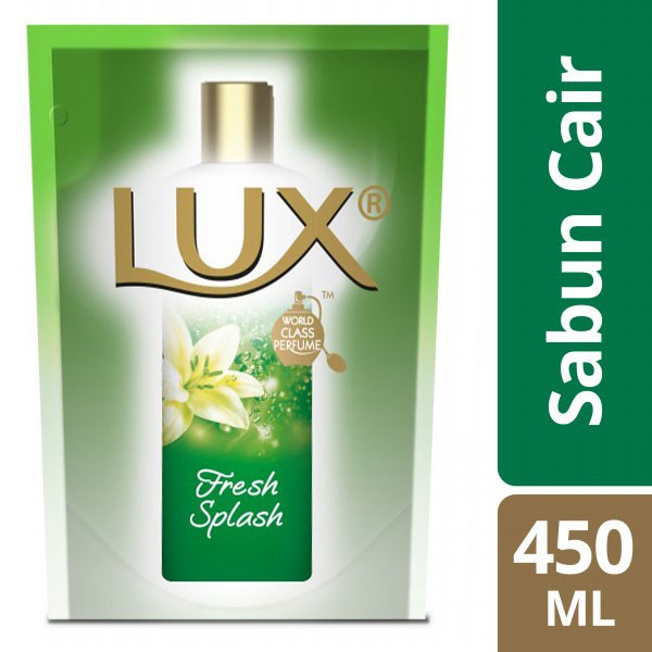 Lux Body Wash Green Fresh Splash Reff 450Ml