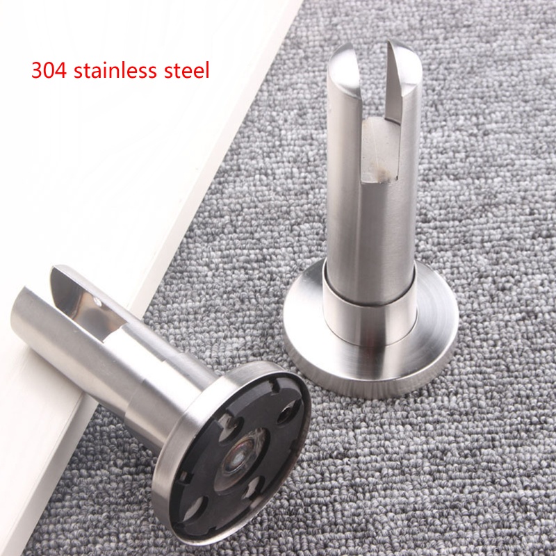 Kiss Partisi Penyangga Kaki Adjustable Bahan Stainless Steel Untuk Toilet Umum