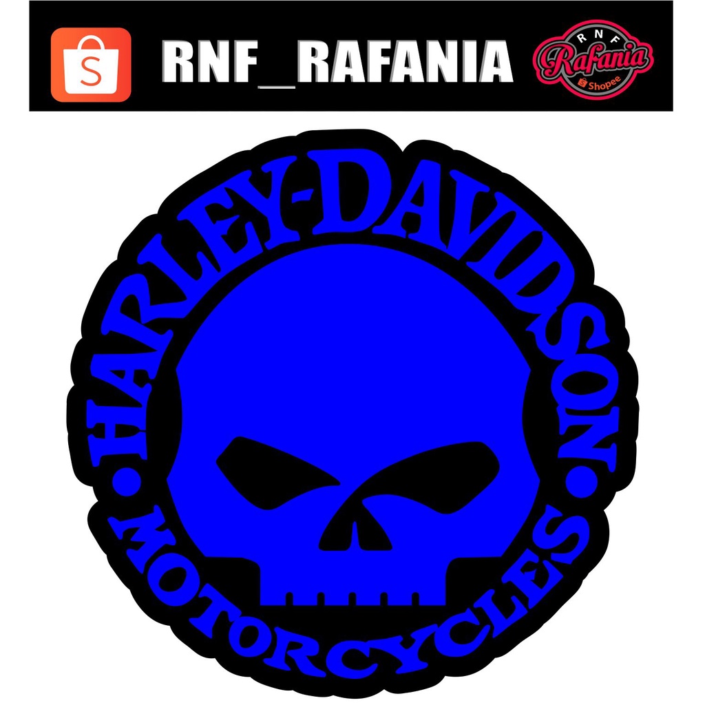 Stiker Harley Davidson tengkorak sticker cutting sticker mobil sticker part 2