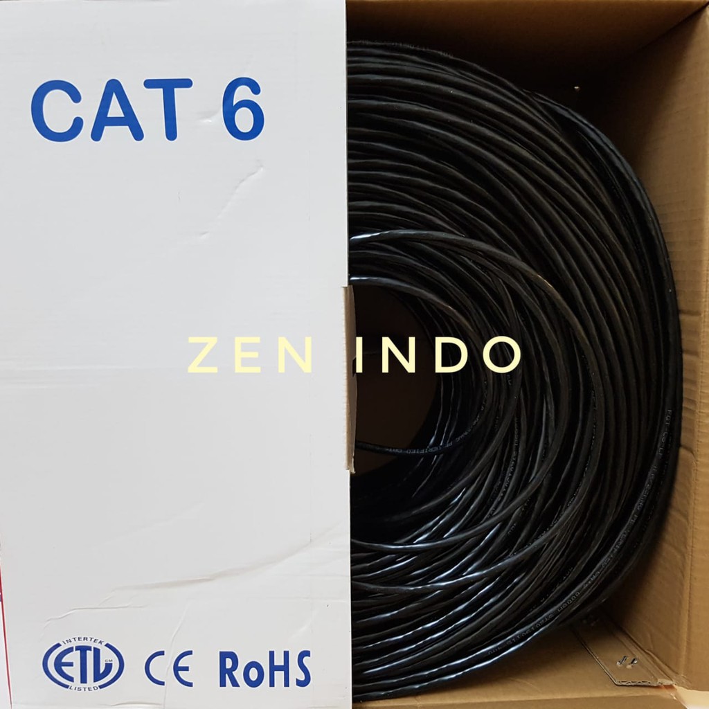 FULL TEMBAGA Kualitas Setara Belden Kabel Lan UTP Cat6 305Mtr Colan