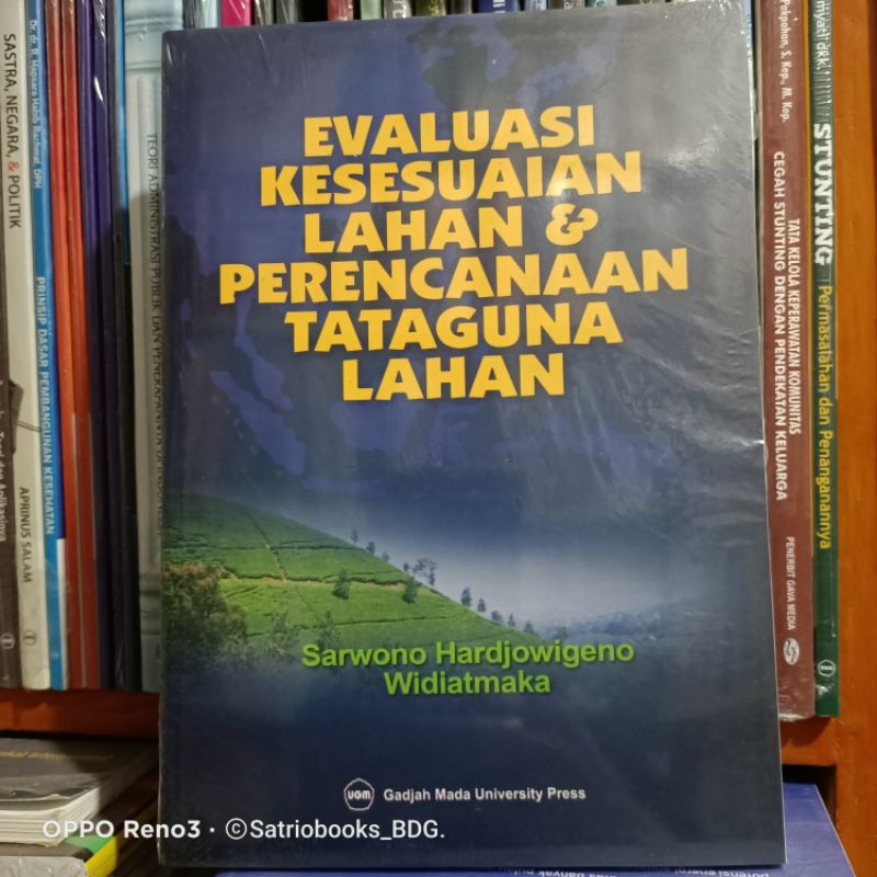 Jual EVALUASI KESESUAIAN DAN PERENCANAAN TATAGUNA LAHAN - SARWONO ...