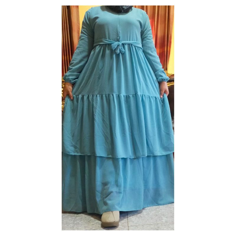 Gamis Ceruty Babydoll Malaysia Zapin Busui ya kakak