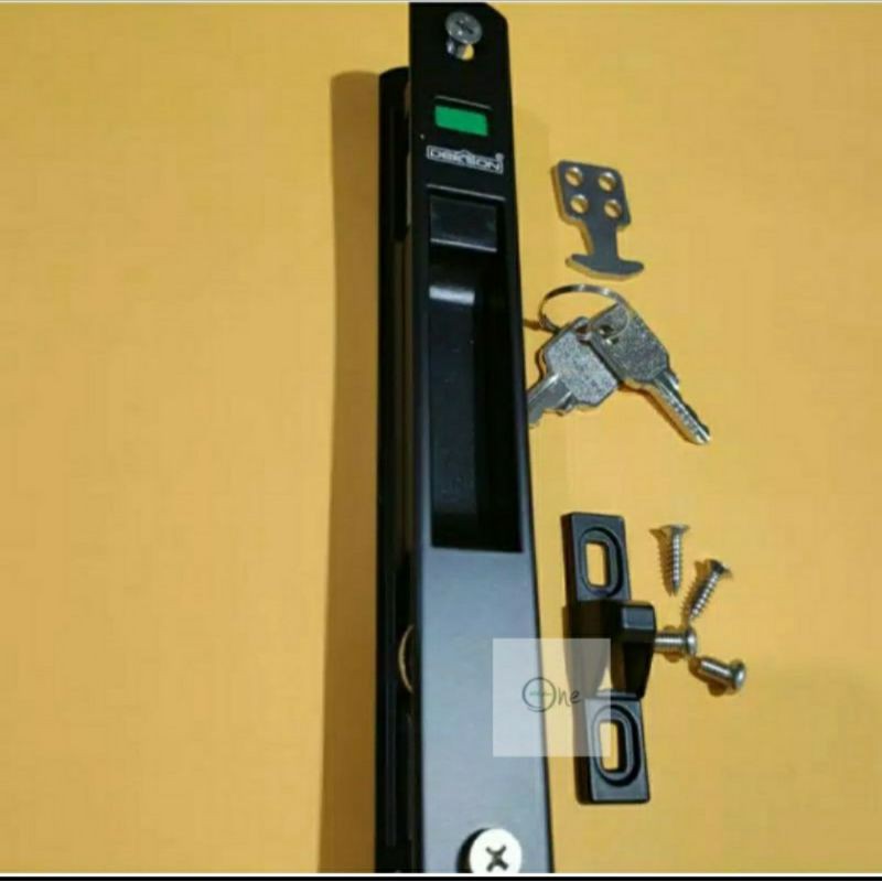 Gardenglories Kunci Pintu Sliding / Geser Ra6 Mikota Dekson / Dekkson Handle Tanam Pintu Aluminium