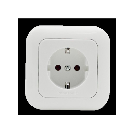 PANASONIC STOP KONTAK WEJP 1131-7 WIDE SERIES PUTIH WHITE - WEJP1131-7