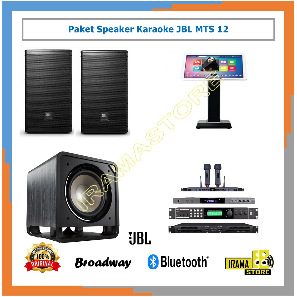 Paket Speaker Karaoke JBL MTS 12 | 12"inch