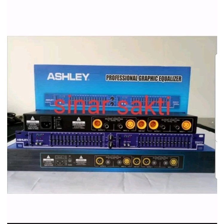 EQUALISER ASHLEY MQX215/MQX 215/MGX215 ( 2 X 15 CHANNEL ) ORIGINAL