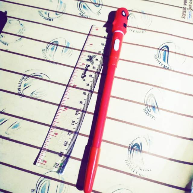 

Pulpen Gel Spiderman Lampu