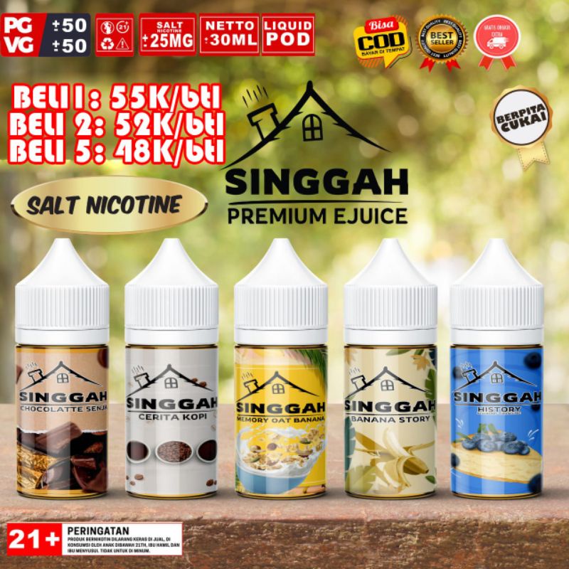 NEW ARIVAL LIQUID SALTNIC 25MG  II SPESIAL FLAVIUR TERBARU MURAH 30ml