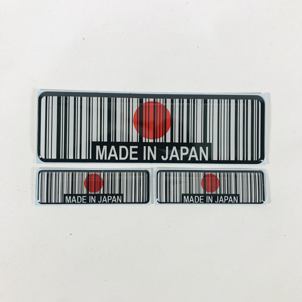 

STIKER MADE IN JAPAN 3D TIMBUL LENTUR
