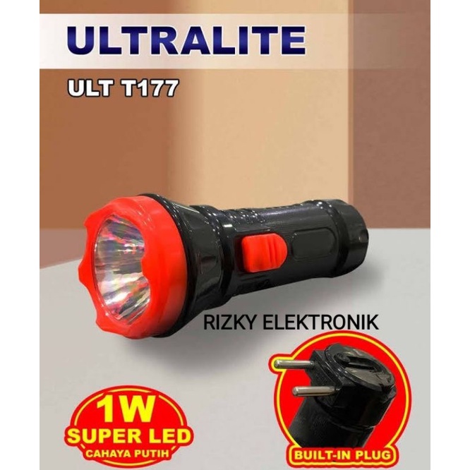 Senter Tangan LED TESLA TLS-8902 Flashlight Emergency Rechargeable