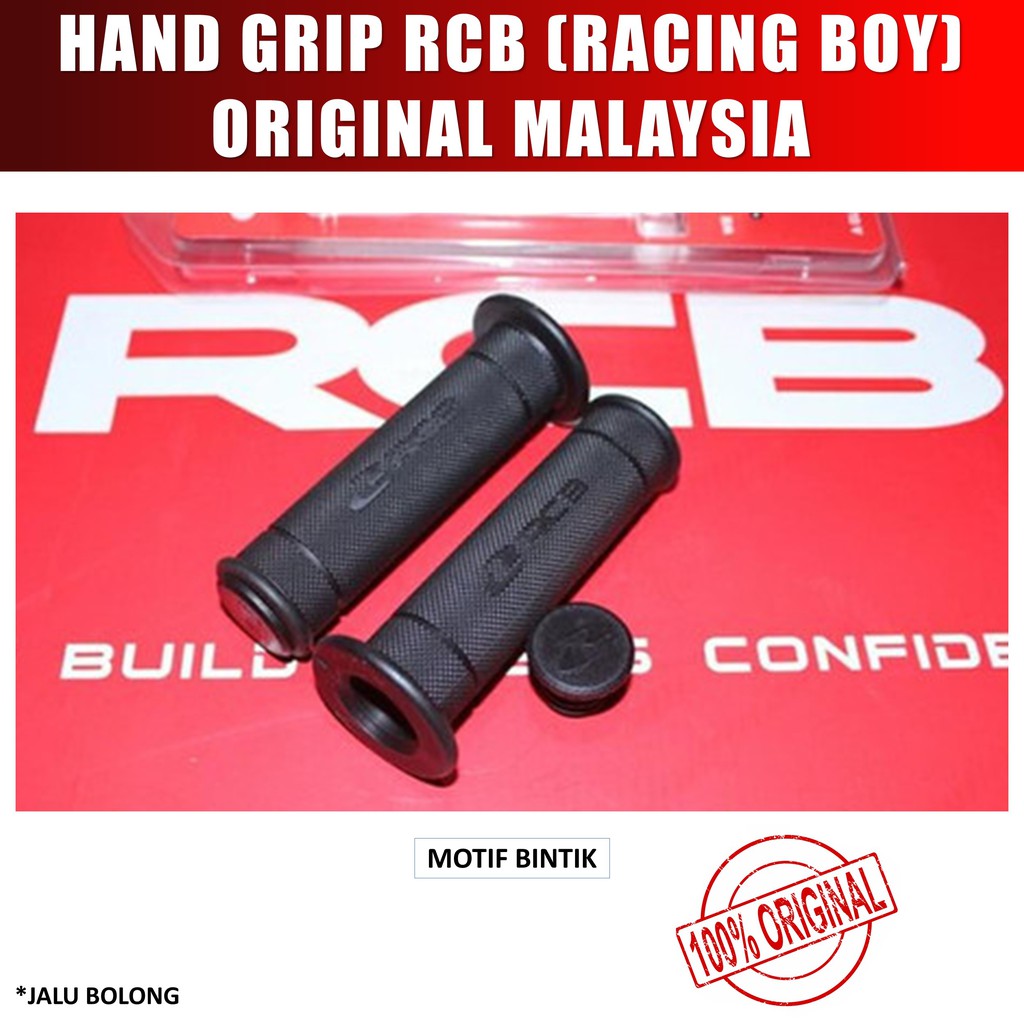 HANDGRIP HAND GRIP RCB RACING BOY HG55 HG66 BLACK ORIGINAL / HANDGRIP HANDFAT HANDLE GRIP HAND GRIP KARET RCB