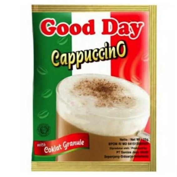 

Good Day Cappucinno 1 renteng (10×25gr)