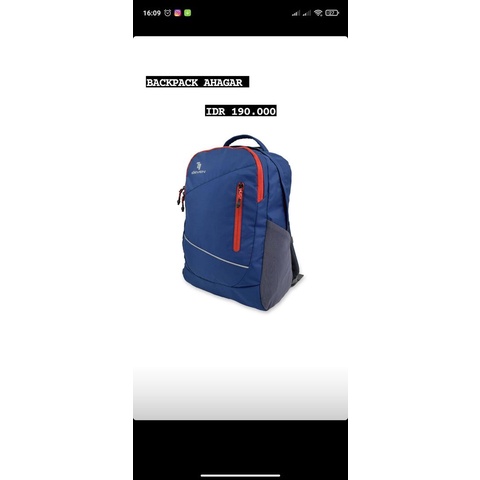 Backpack/Tas Sekolah/Tas Punggung/Tas gendong/Tas Remaja elleven kecil AHAGAR