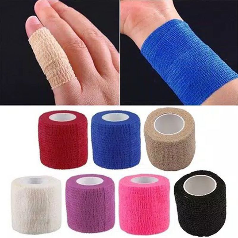 wrist tape /Perban Elastis/Finger Tape 5cm x 4.5 meter